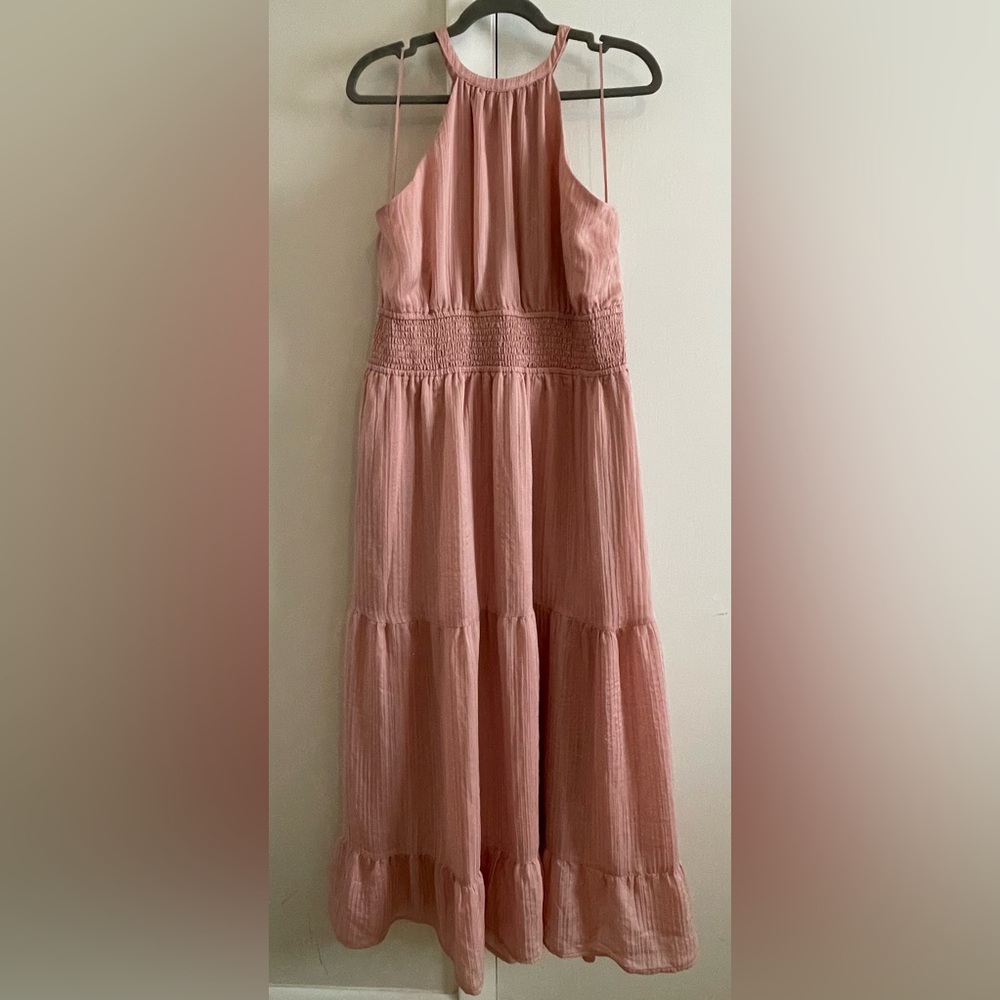 Express long blush dress (XL)
